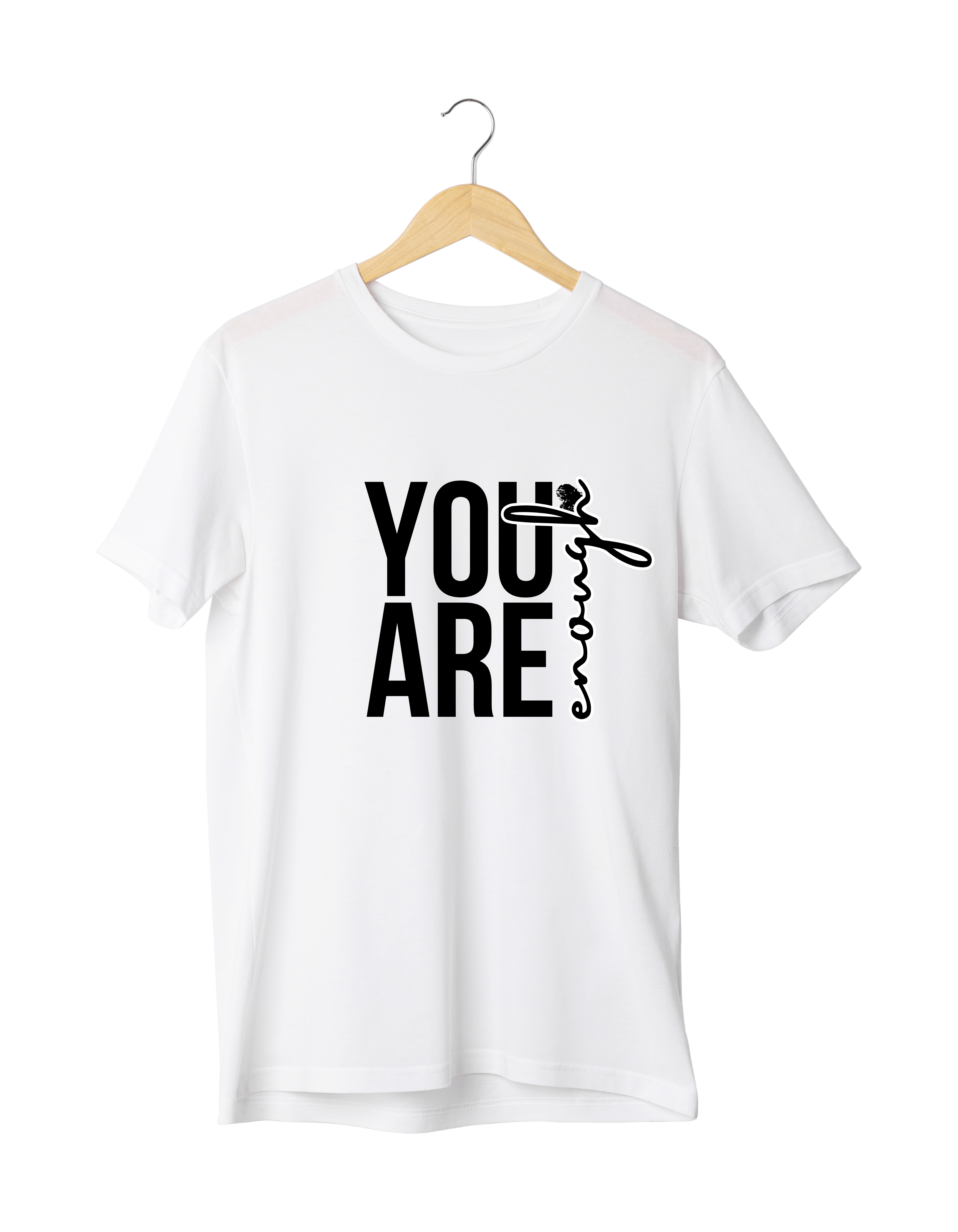 You are Enough Design Reactive Dyed T-Shirt | 100% Cotton