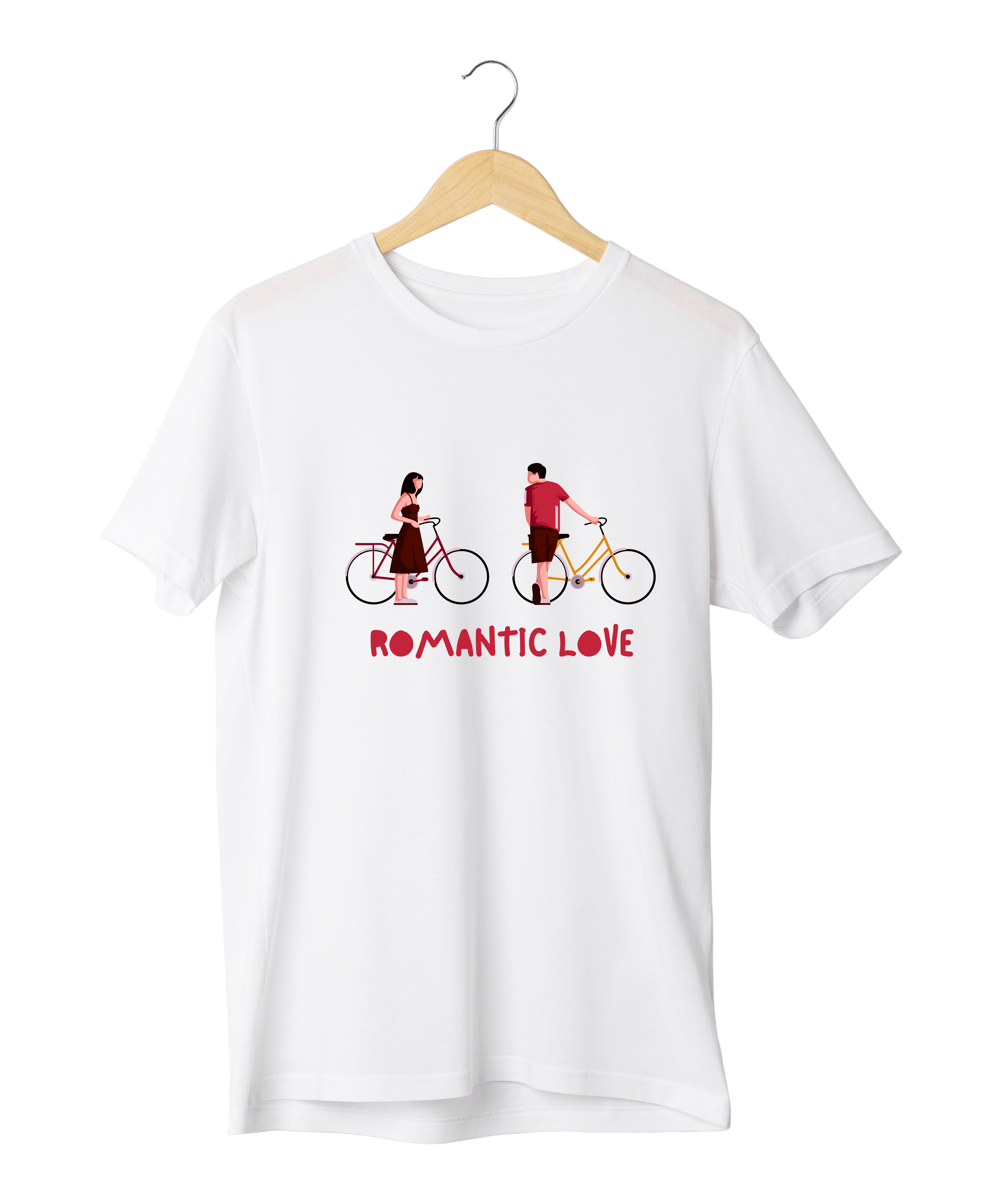 Romantic love Design Reactive Dyed T-Shirt | 100% Cotton