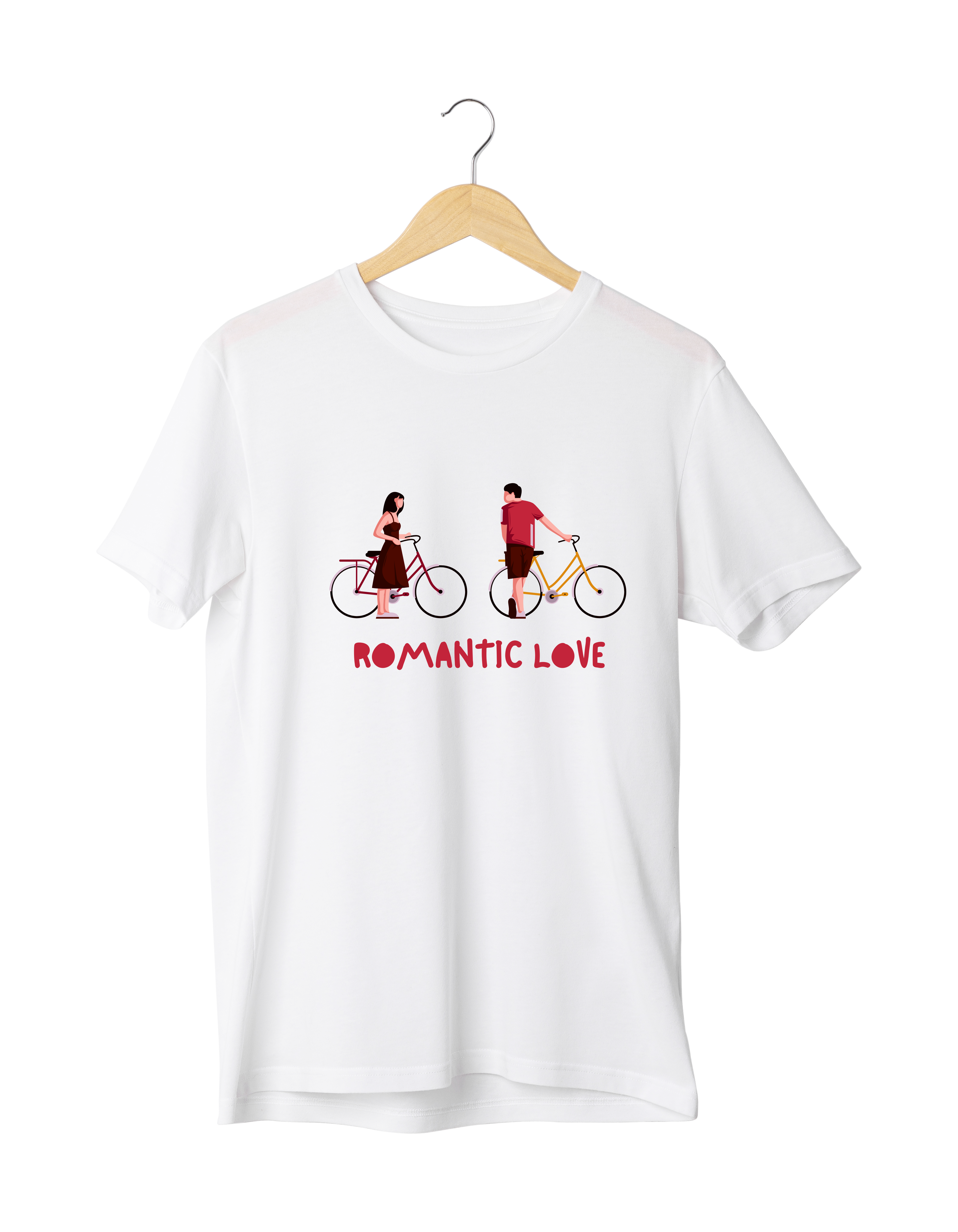 Romantic love Design Reactive Dyed T-Shirt | 100% Cotton