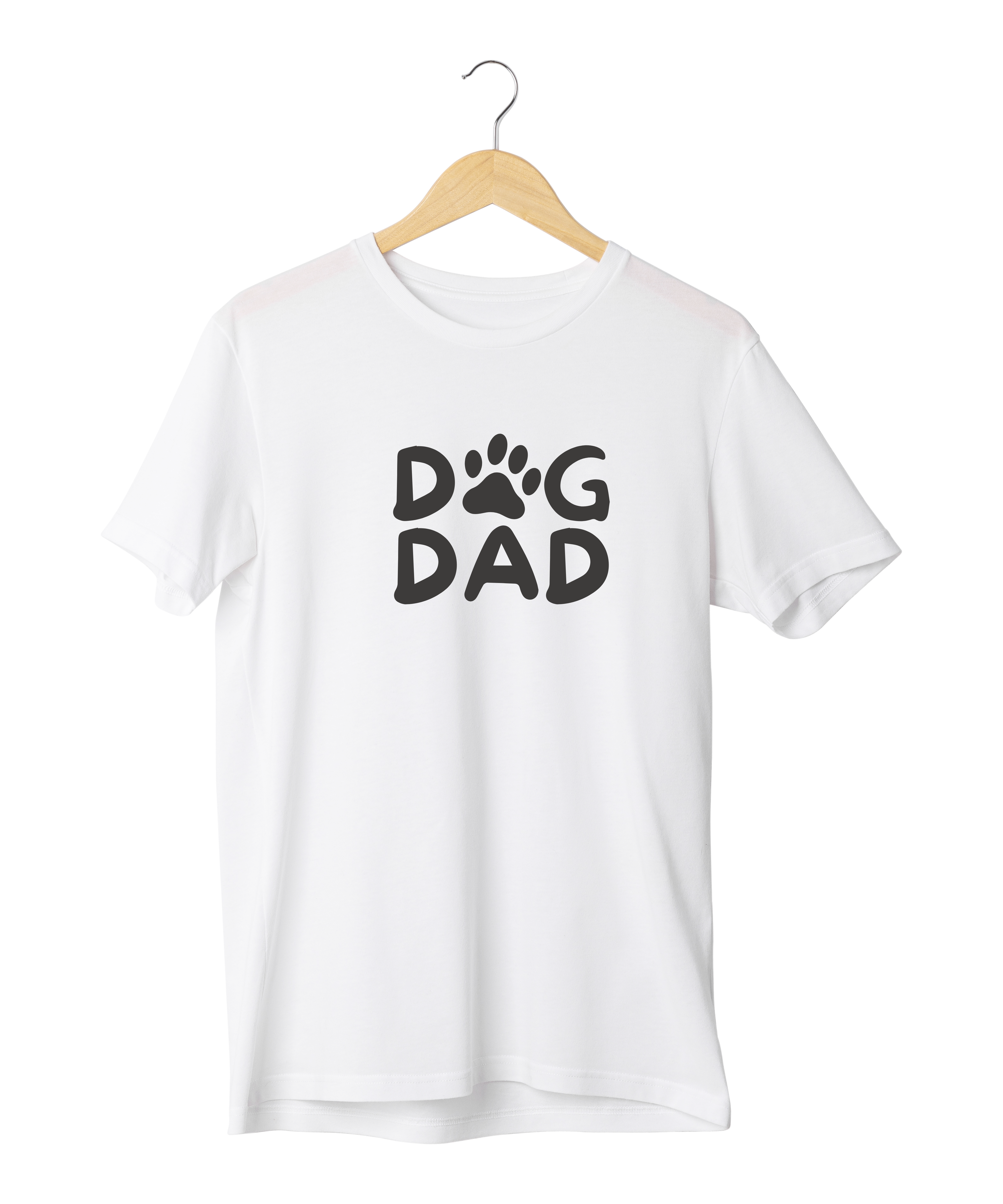 Dog Dad Design Reactive Dyed T-Shirt | 100% Cotton