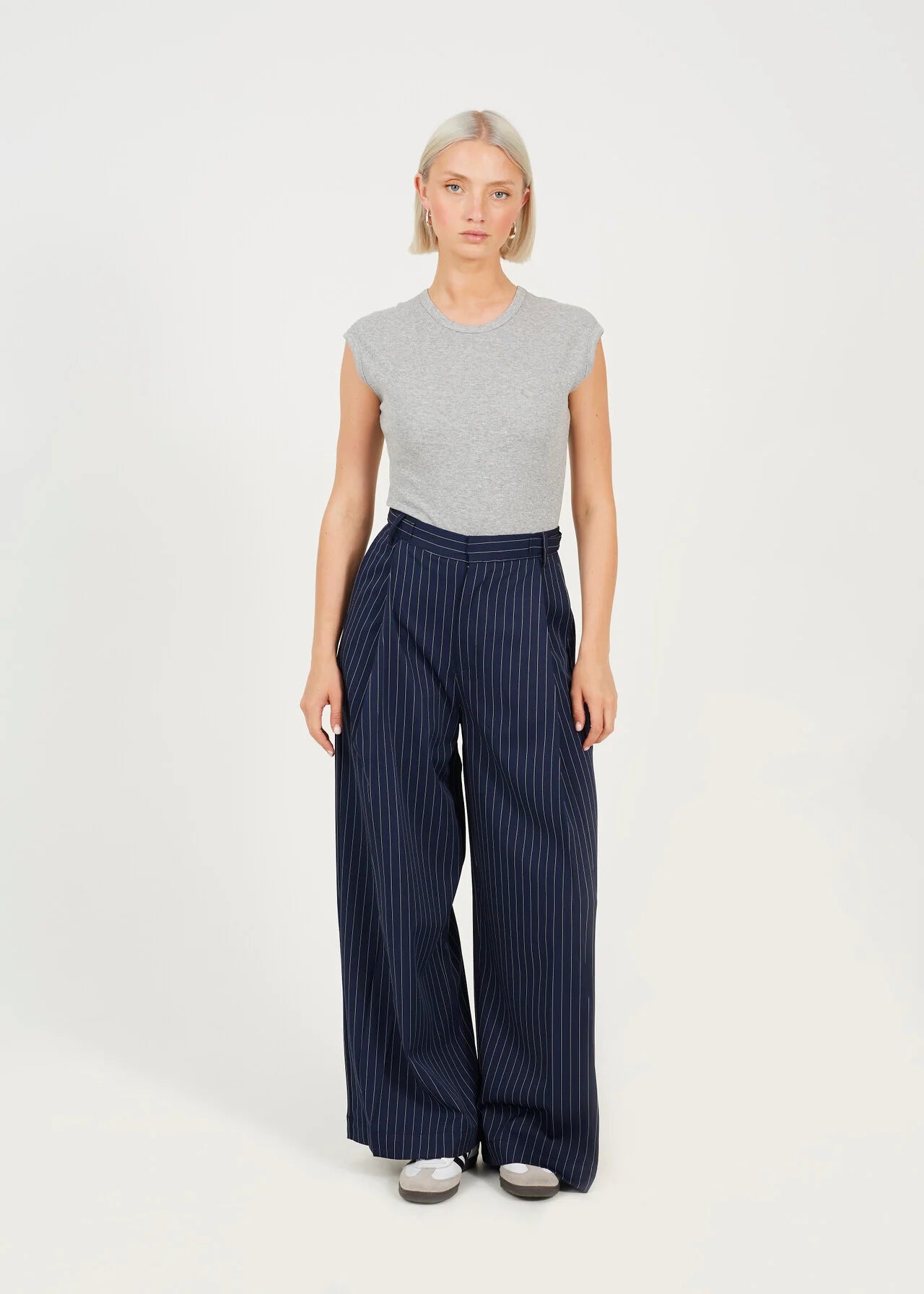 SHORT SLEEVE BASIC BODYSUIT, GREY MARL