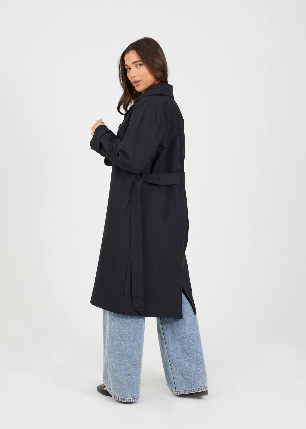 SINGLE BREASTED CLASSIC LONG LENGTH MAC, STONE