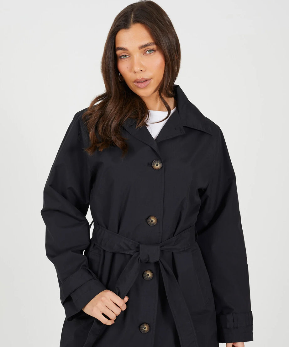 SINGLE BREASTED CLASSIC LONG LENGTH MAC, STONE