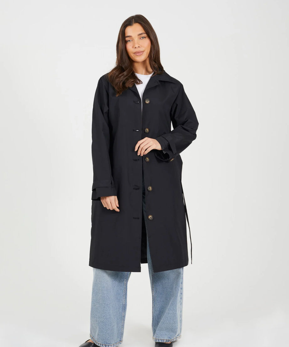 SINGLE BREASTED CLASSIC LONG LENGTH MAC, STONE