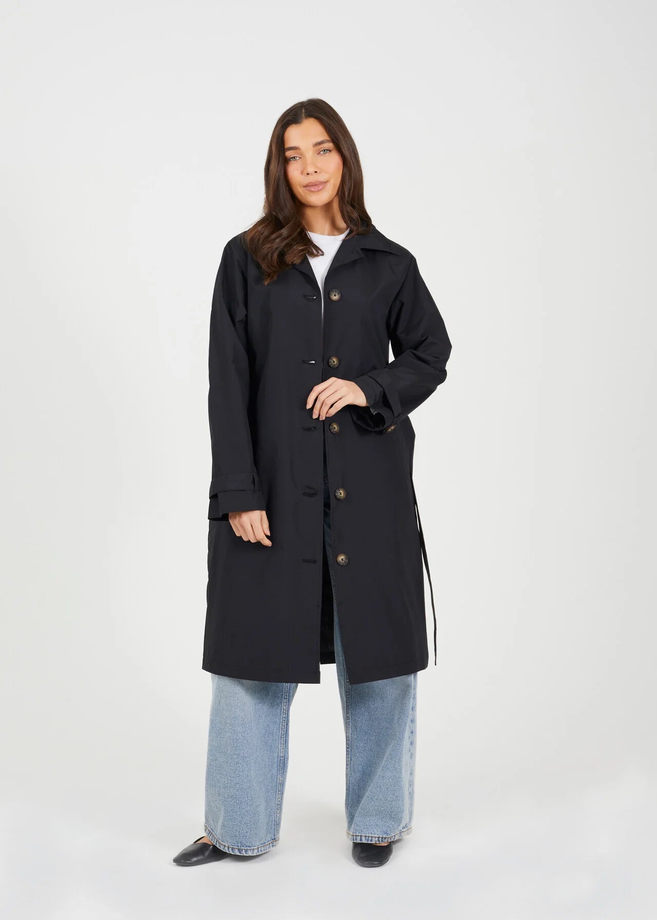 SINGLE BREASTED CLASSIC LONG LENGTH MAC, STONE