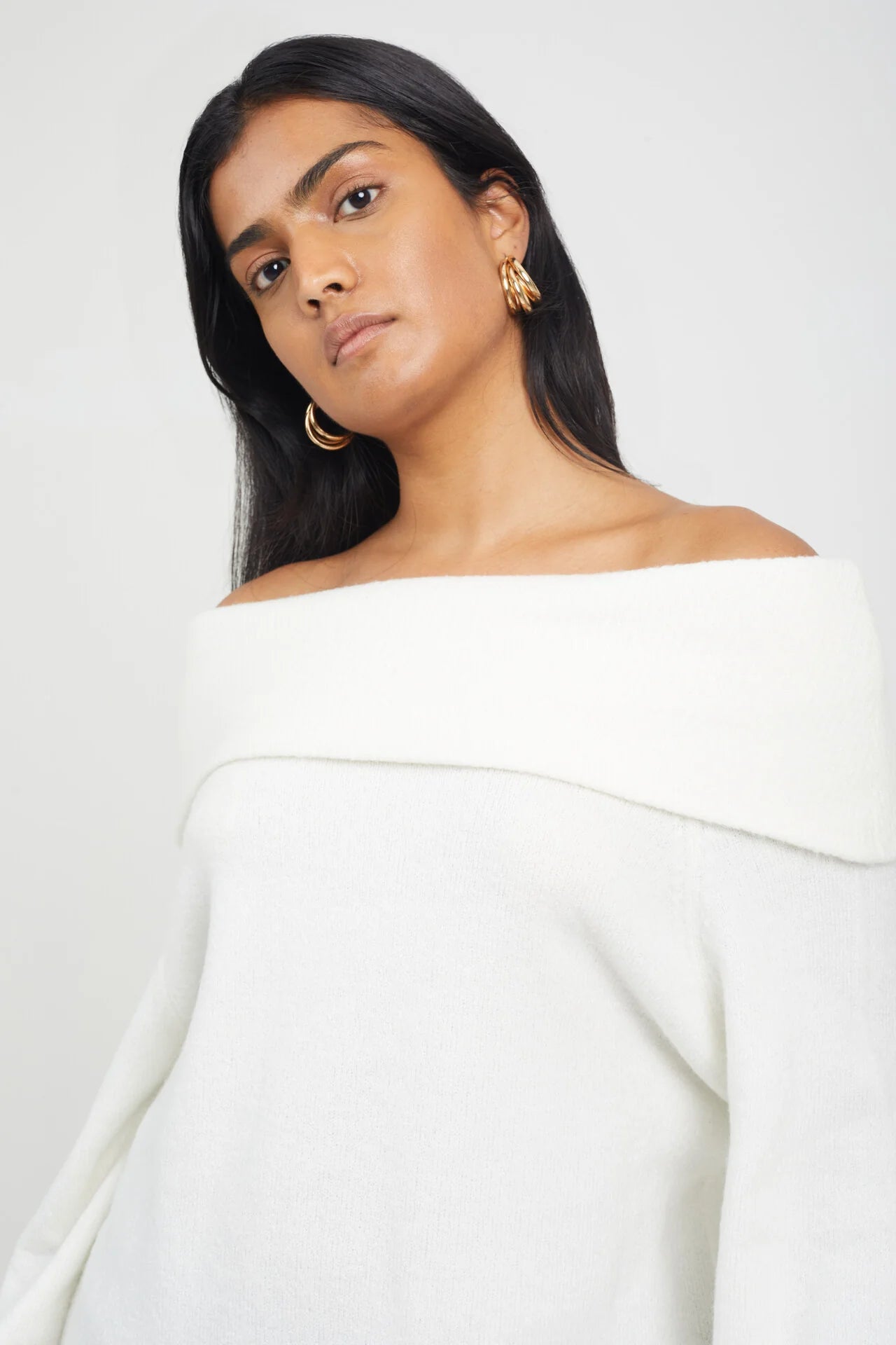 BARDOT JUMPER, IVORY