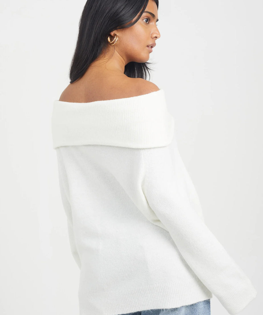 BARDOT JUMPER, IVORY