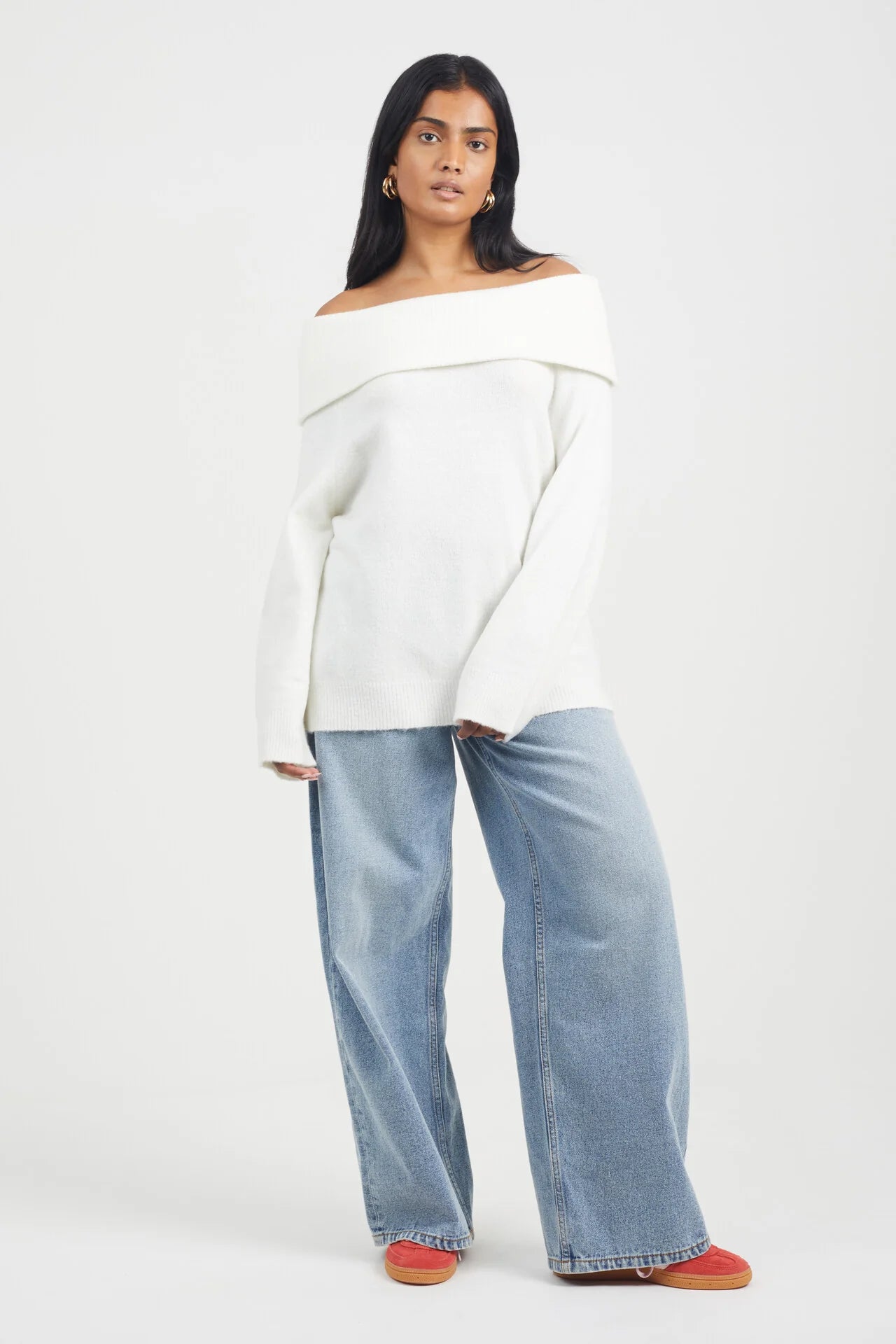 BARDOT JUMPER, IVORY