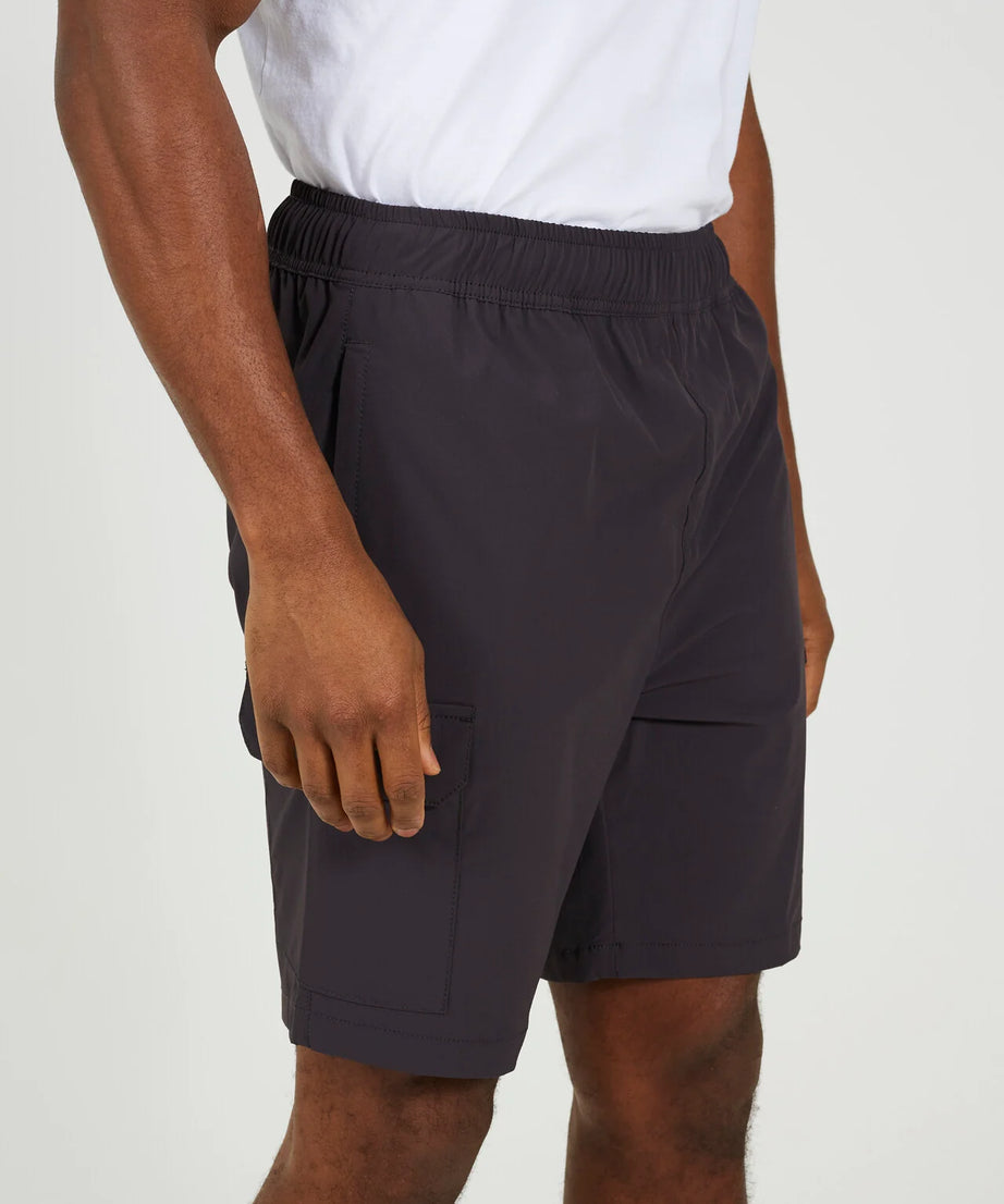 ELASTICATED WAIST CARGO SHORTS