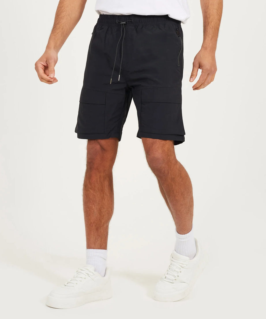 UTILITY DRAWCORD WOVEN SHORTS