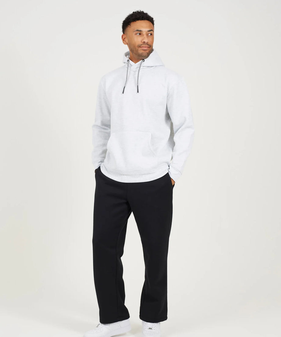 OVERSIZED HOODY, ECRU MARL