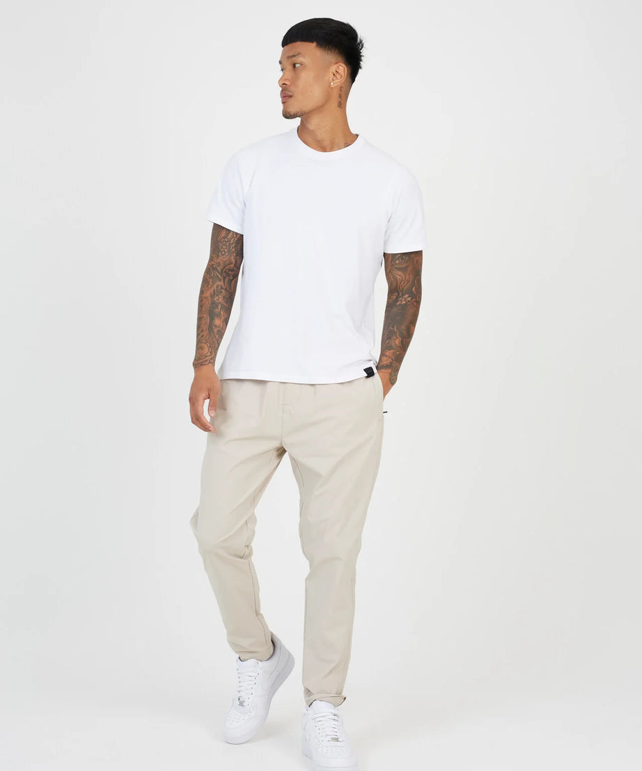 RIPSTOP DESIGN TROUSERS, STONE