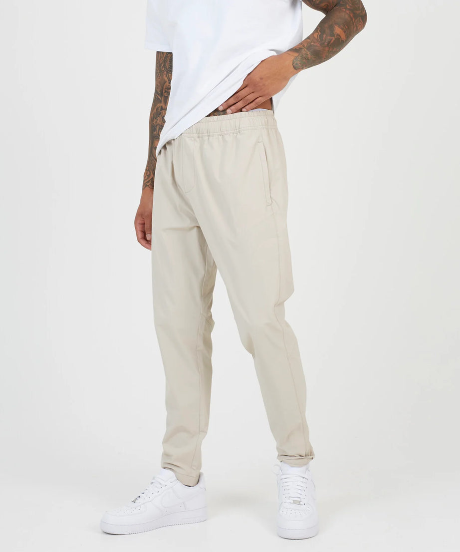 RIPSTOP DESIGN TROUSERS, STONE