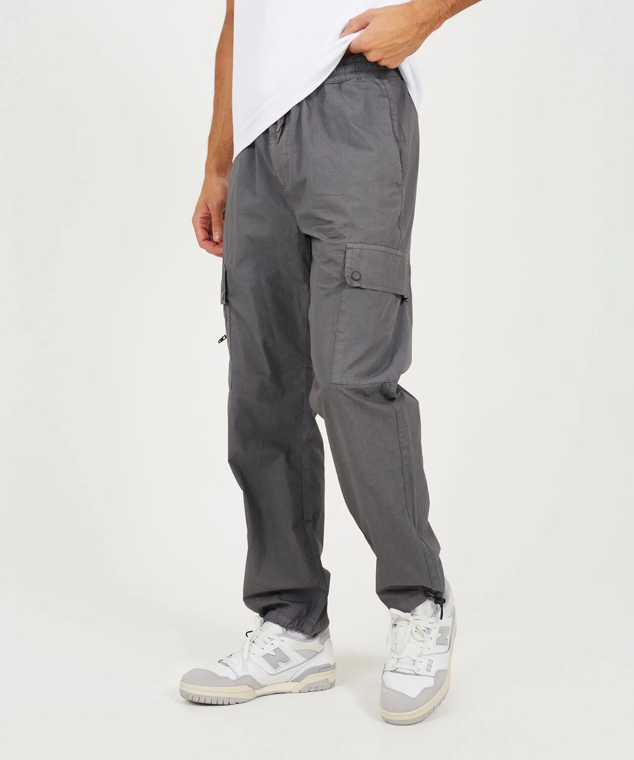 COTTON POPLIN CARGO PANT