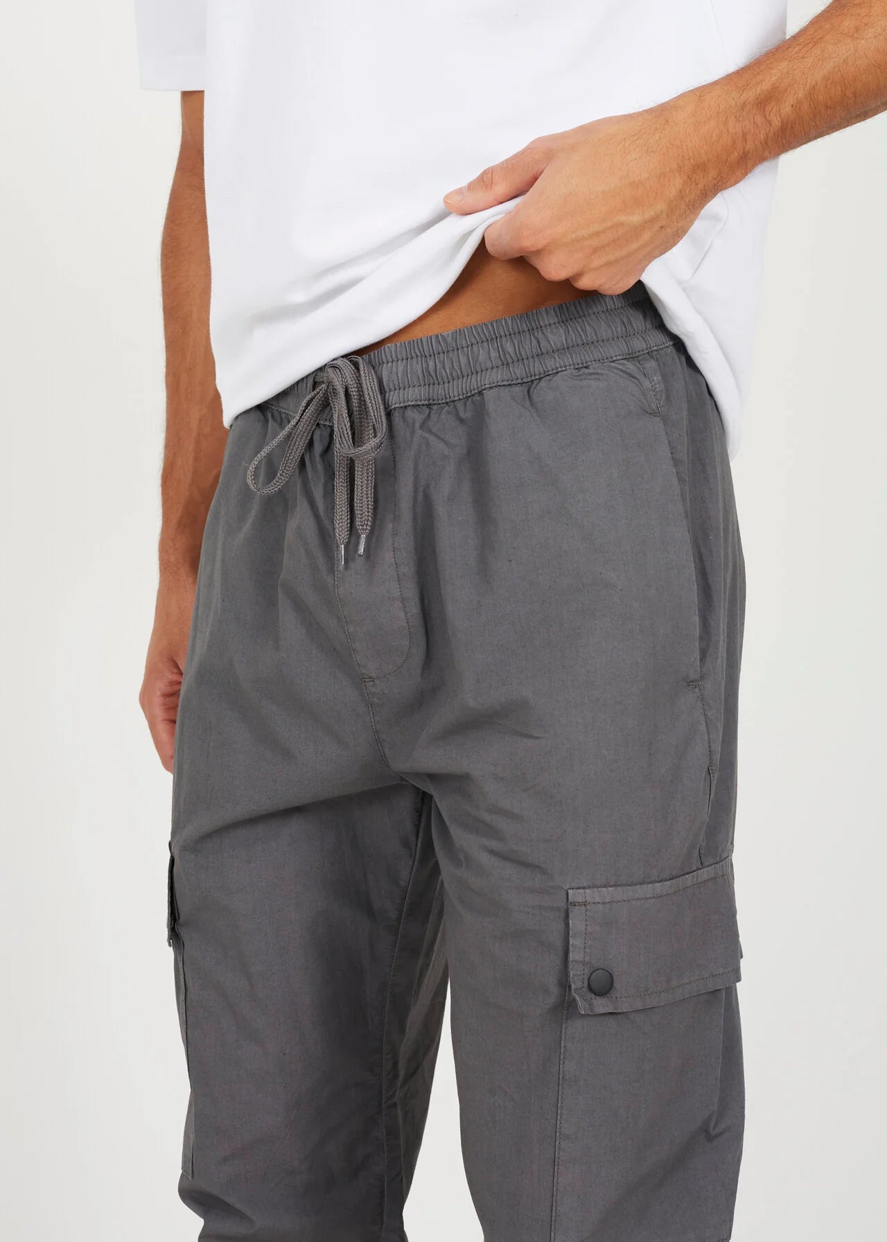 COTTON POPLIN CARGO PANT