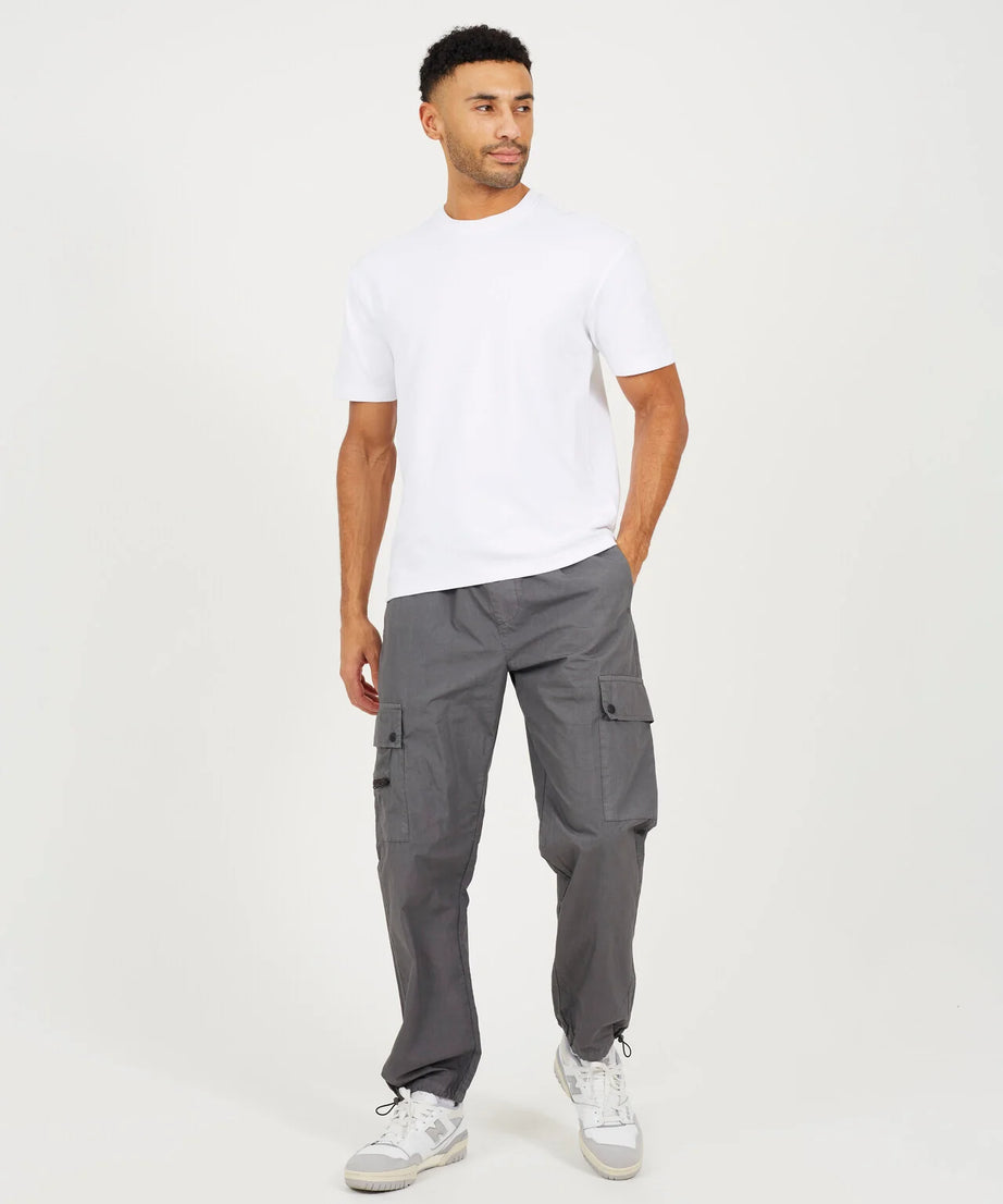 COTTON POPLIN CARGO PANT