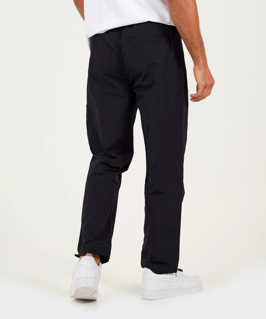 TASLAN LOOSE FIT CARGO PANTS, BLACK