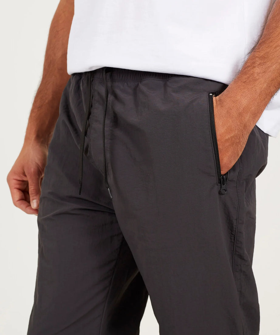 TASLAN LOOSE FIT CARGO PANTS, DARK GREY