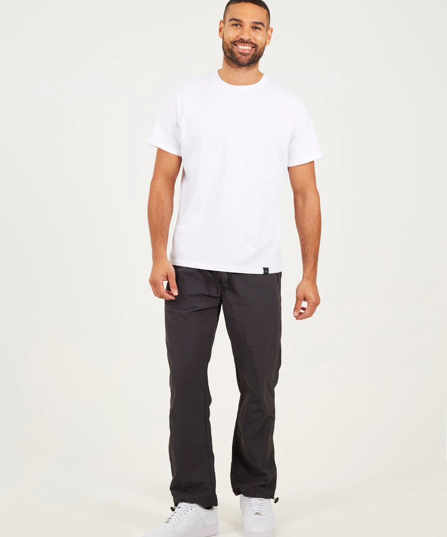 TASLAN LOOSE FIT CARGO PANTS, DARK GREY