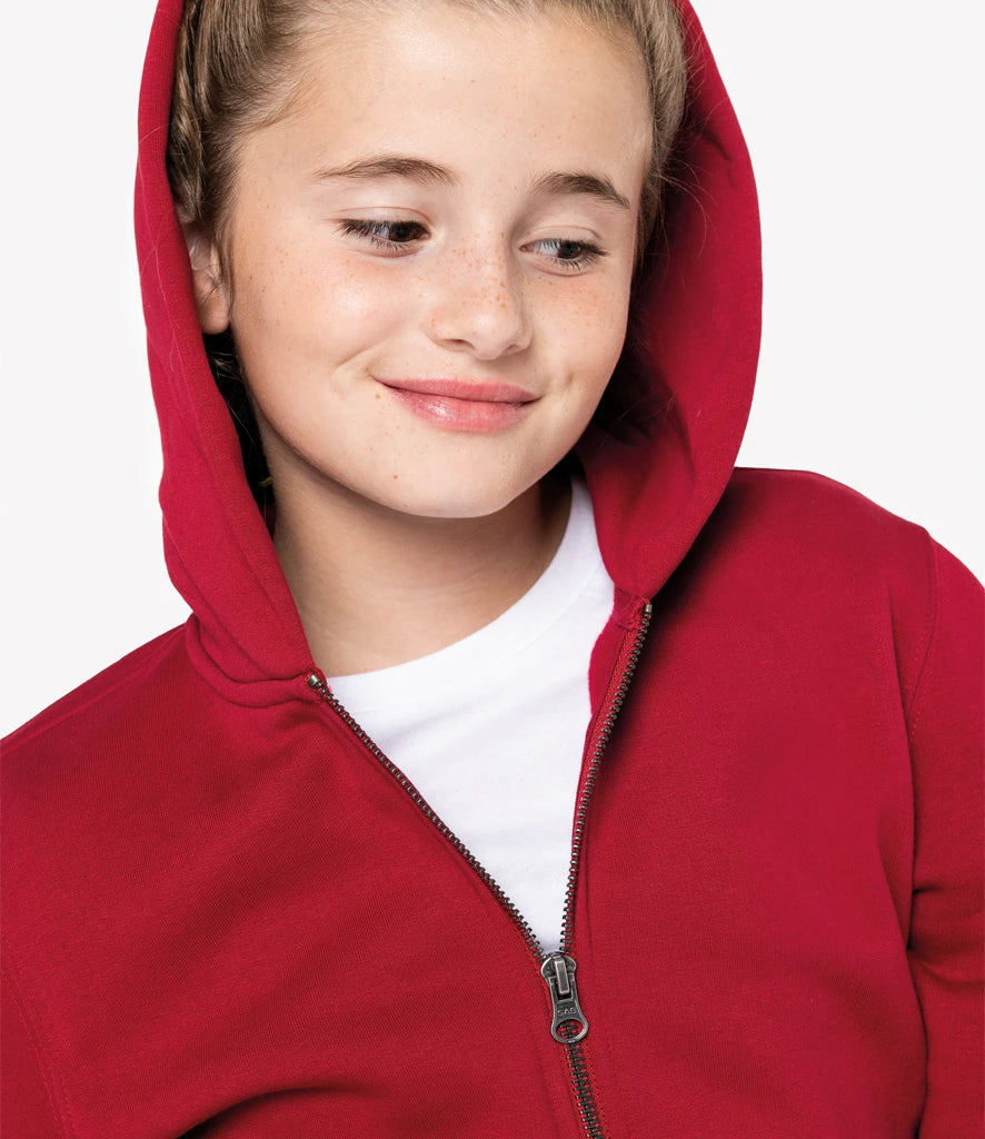 Native Spirit Kids Full Zip Hoodie – Organic Cotton & Recycled Polyester