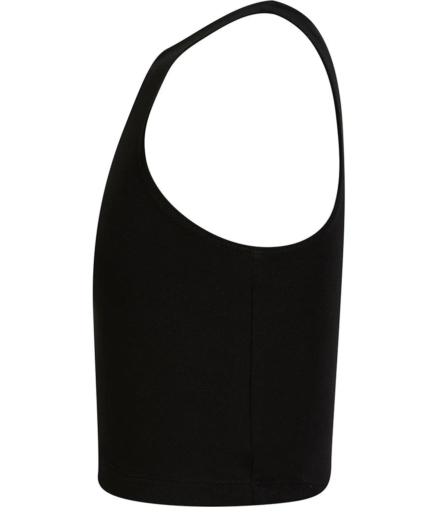 SF Clothing Kids Cropped Top – Soft Cotton Stretch | Racer Front & Back | Ages 5–12