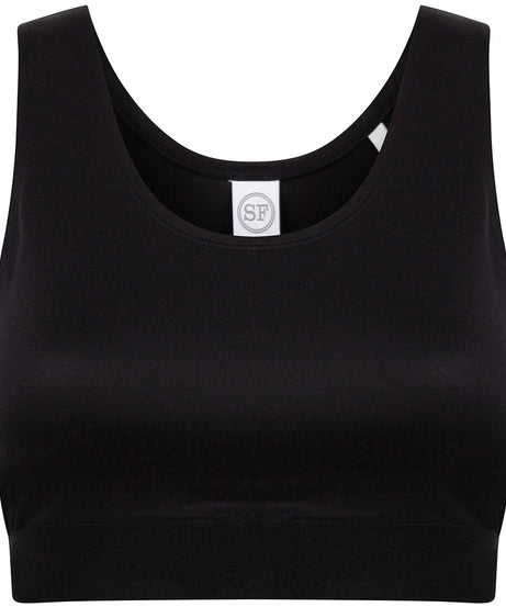 Kids Fashion Crop Top – Jacquard Band | Non-Transparent | Ages 5–12