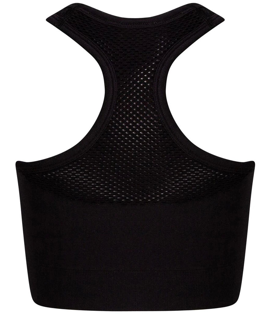 Tombo Kids Seamless Crop Top – Racer Back | Soft Stretch Activewear