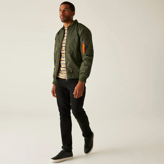 Men's Pilot Jacket | Dark Khaki