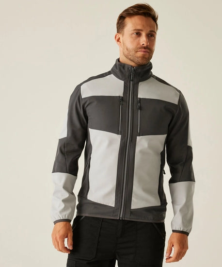 Men's E-Volve 2 Layer Softshell Jacket | Mineral Grey Ash
