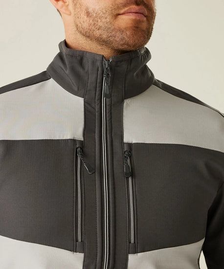 Men's E-Volve 2 Layer Softshell Jacket | Mineral Grey Ash