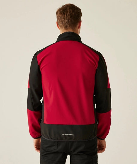 Men's E-Volve 2 Layer Softshell Jacket | Classic Red Black