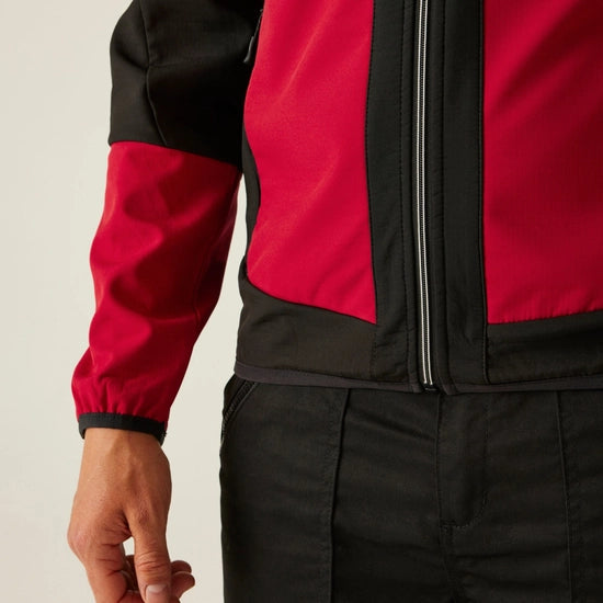 Men's E-Volve 2 Layer Softshell Jacket | Classic Red Black
