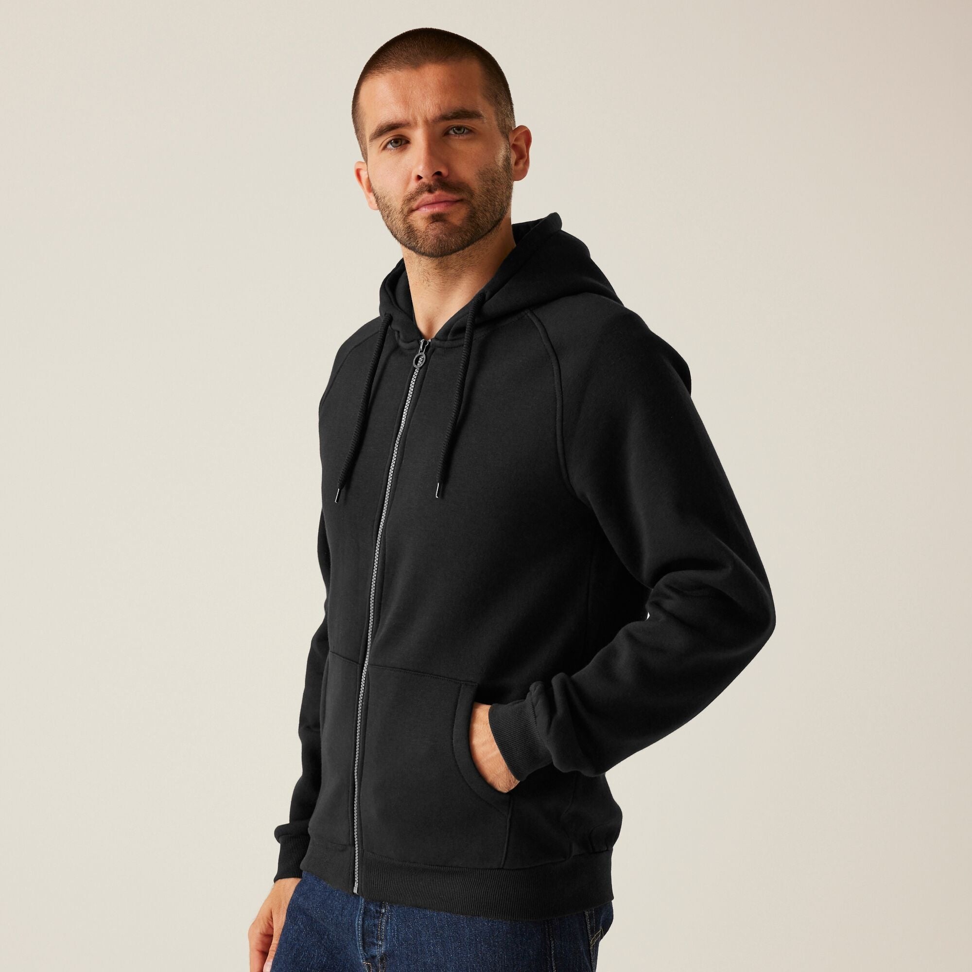 Men's Pro FZ Hoodie Black