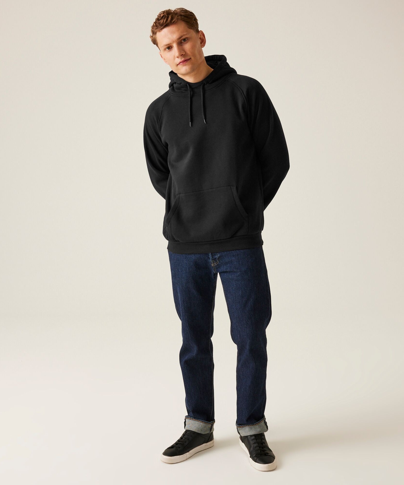 Men's Pro Overhead Hoodie | Black