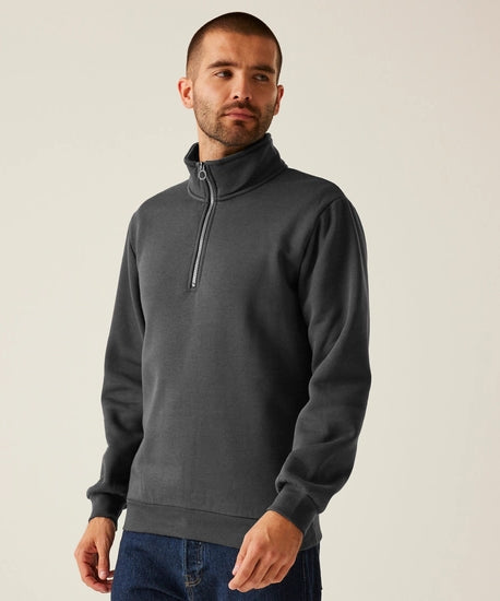 Men's Pro Quarter Zip Sweatshirt | Seal Grey