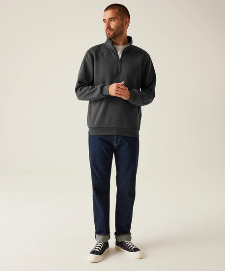 Men's Pro Quarter Zip Sweatshirt | Seal Grey