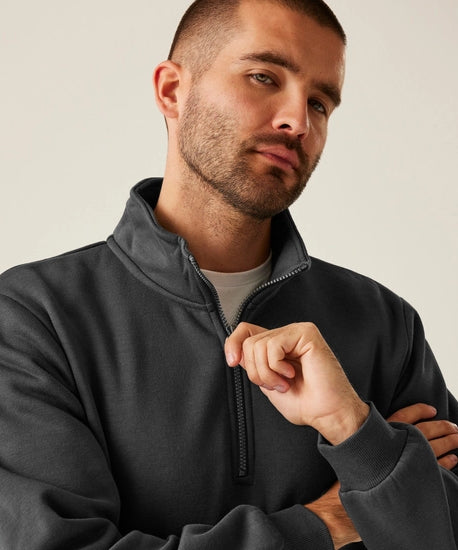 Men's Pro Quarter Zip Sweatshirt | Seal Grey