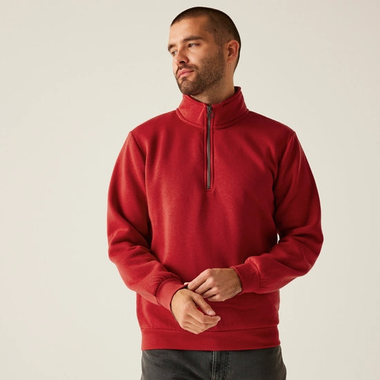 Men's Pro Quarter Zip Sweatshirt | Classic Red