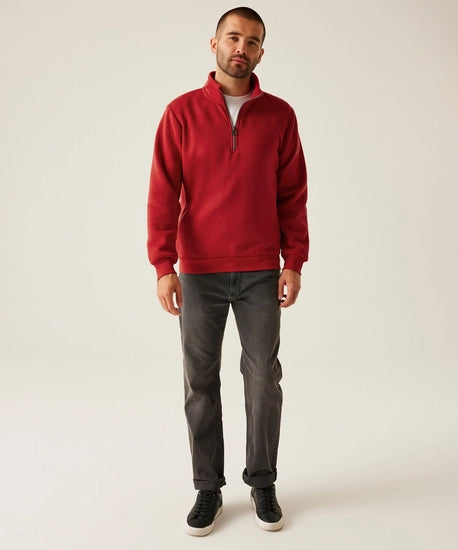 Men's Pro Quarter Zip Sweatshirt | Classic Red