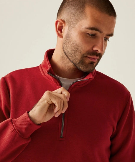 Men's Pro Quarter Zip Sweatshirt | Classic Red