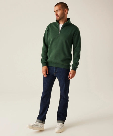 Men's Pro Quarter Zip Sweatshirt | Dark Green