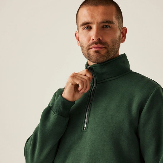 Men's Pro Quarter Zip Sweatshirt | Dark Green