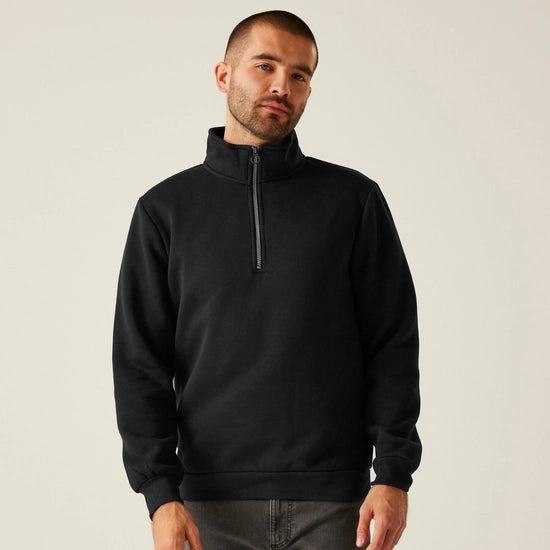 Men's Pro Quarter Zip Sweatshirt | Black
