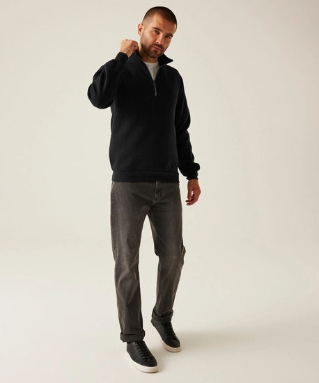 Men's Pro Quarter Zip Sweatshirt | Black