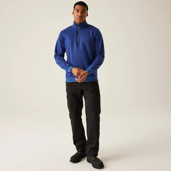 Men's Pro Quarter Zip Sweatshirt | New Royal