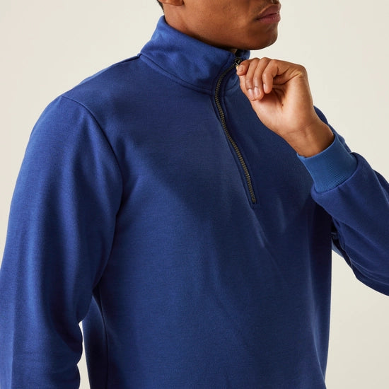 Men's Pro Quarter Zip Sweatshirt | New Royal