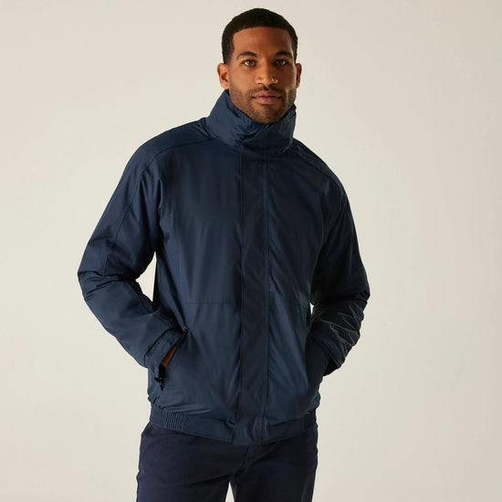 Men's Dover Fleece Lined Waterproof Insulated Bomber Jacket | Navy