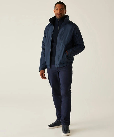 Men's Dover Fleece Lined Waterproof Insulated Bomber Jacket | Navy