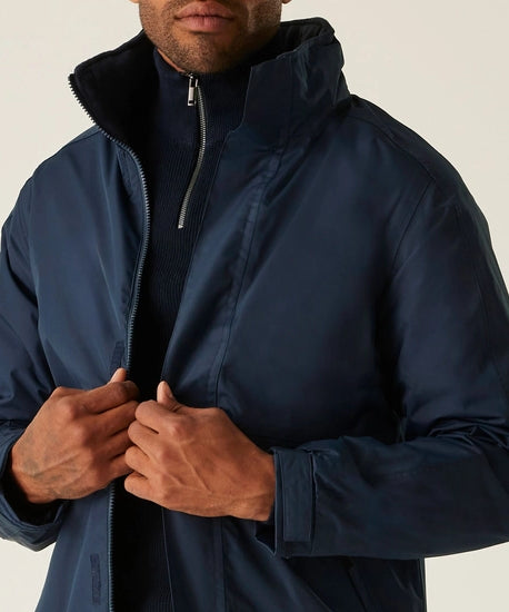 Men's Dover Fleece Lined Waterproof Insulated Bomber Jacket | Navy