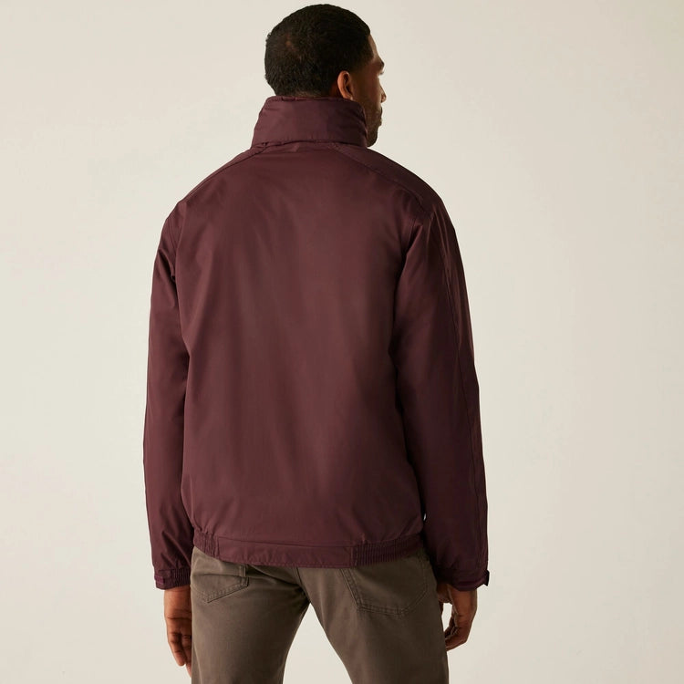 Men's Dover Fleece Lined Waterproof Insulated Bomber Jacket | Burgundy